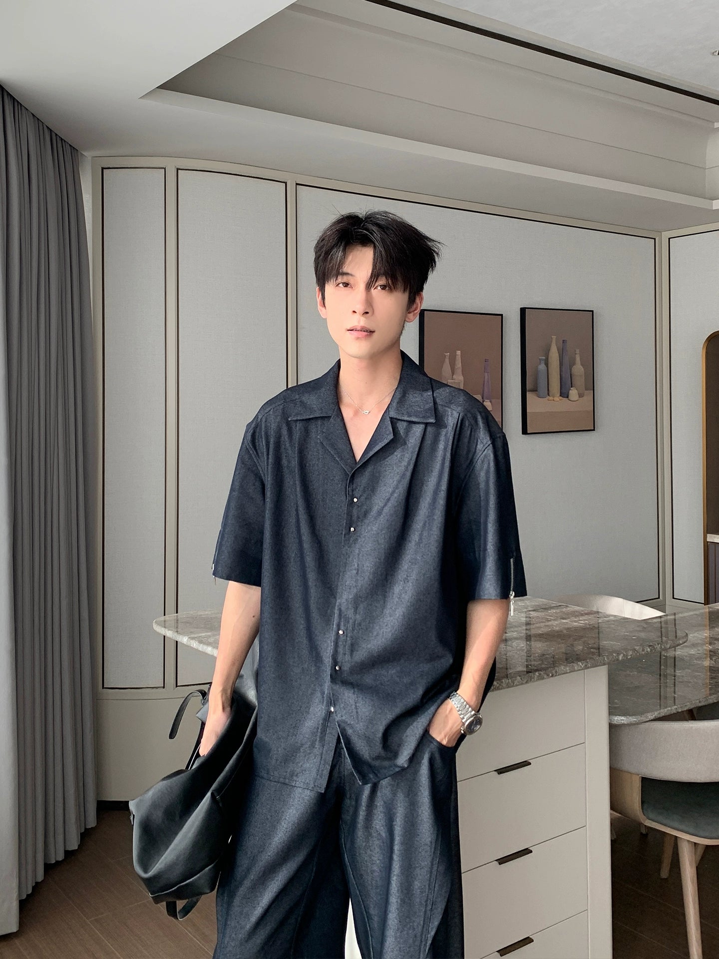 Short Sleeve Shirt & Pants Setup WN20455