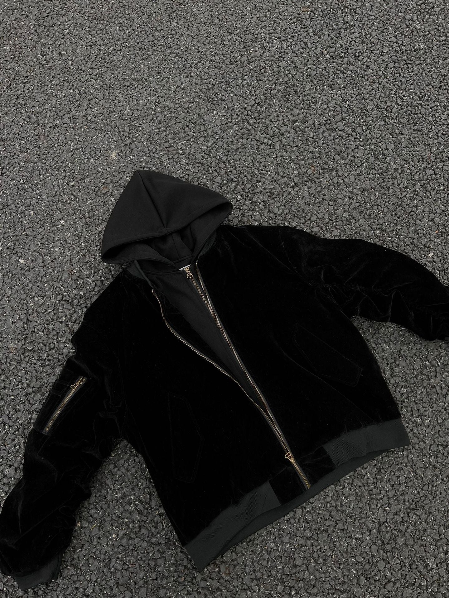 Heavy-Duty Zipper Hooded Jacket WN12841