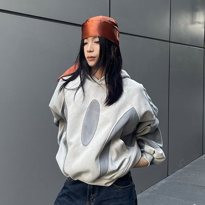 Panel Raglan Design Hoodie WN25562