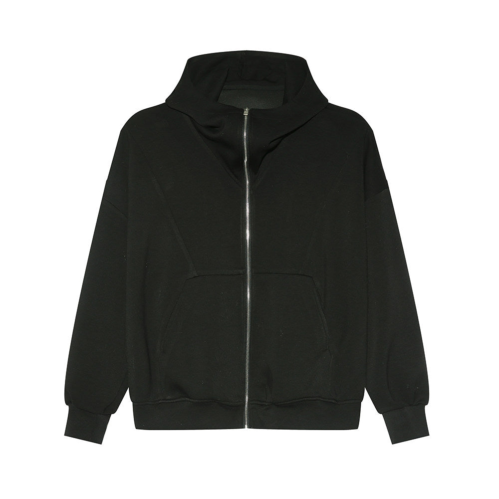 Zipper Hoodie & Wide Leg Sweatpants Setup WN24930