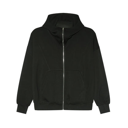 Zipper Hoodie & Wide Leg Sweatpants Setup WN24930