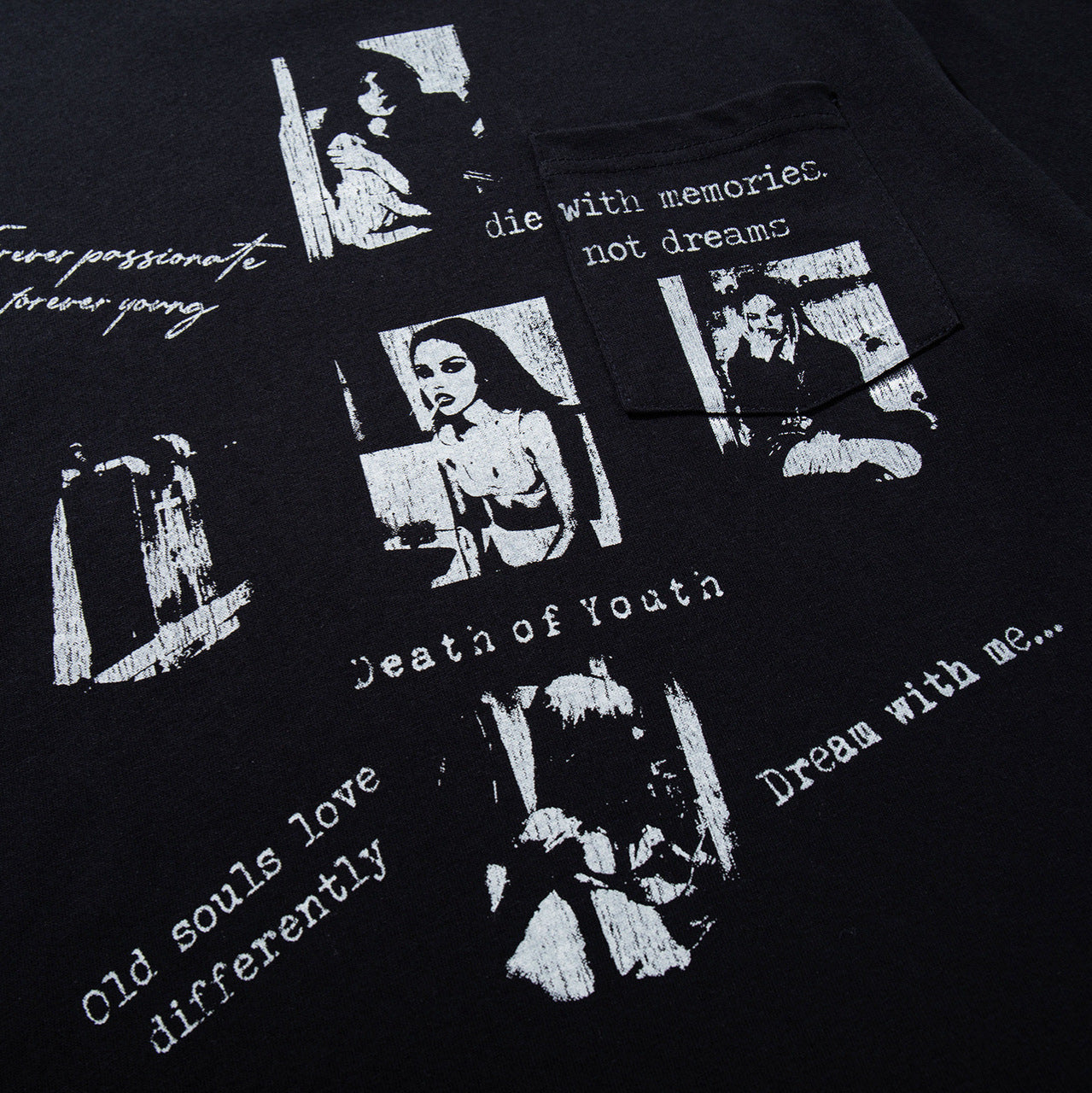 Portrait Letter Print Short Sleeve T-Shirt WN25522