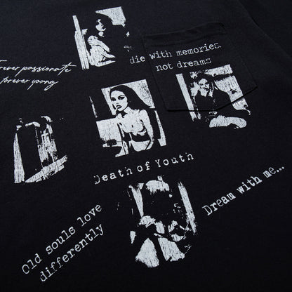 Portrait Letter Print Short Sleeve T-Shirt WN25522