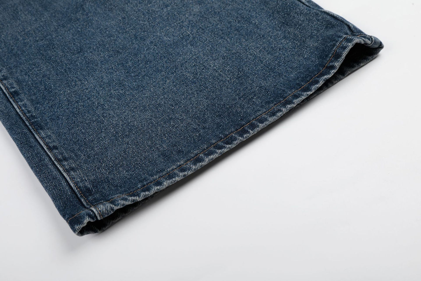 Wash Rivet Damage Wide Leg Denim Jeans WN25573
