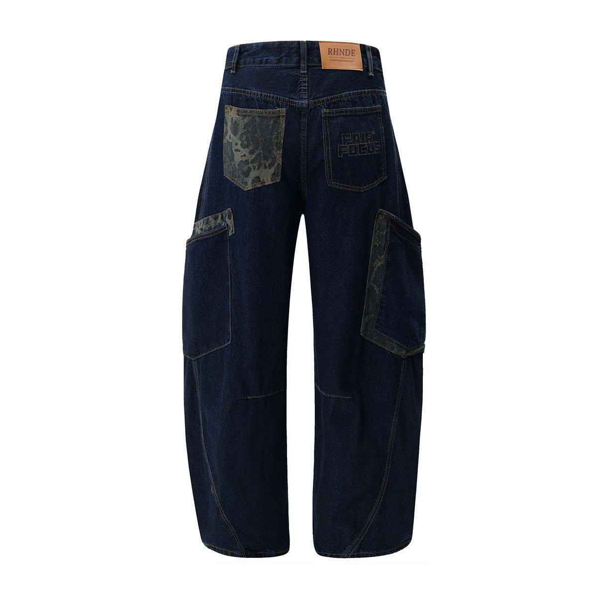 Washed Straight-Leg Denim Jeans WN11326