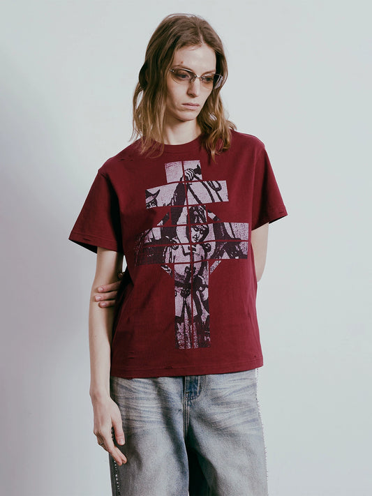 Print Short Sleeve T-Shirt WN18979