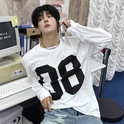 Oversize Letter Long Sleeve T-Shirt WN25075