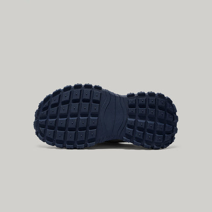 Color Block Tire Sole Chunky Sole Lace-Up Sneakers WN23489