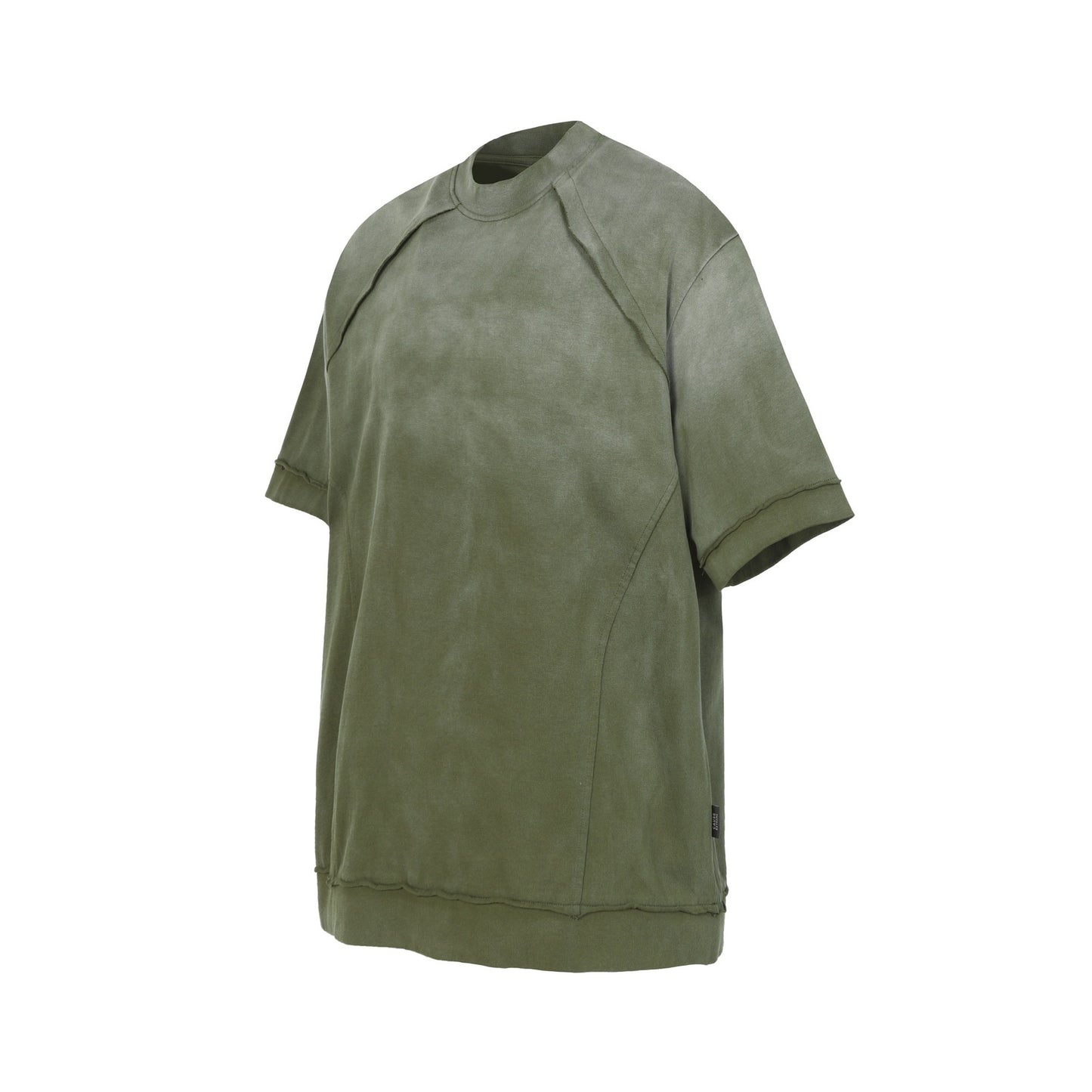 Washed Raw Hem Short Sleeve T-Shirt WN25528