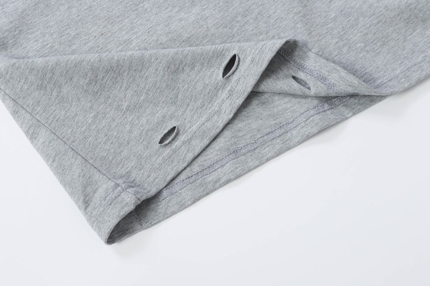 Damage Letter Print Short Sleeve T-Shirt WN25417