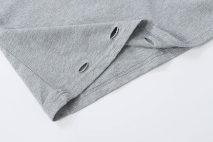 Damage Letter Print Short Sleeve T-Shirt WN25417