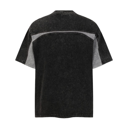 Waffle Panel Washed Short Sleeve T-Shirt WN26797