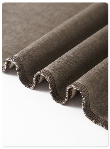 Washed Gradient Pure Cotton Sleeveless T-Shirt WN6075