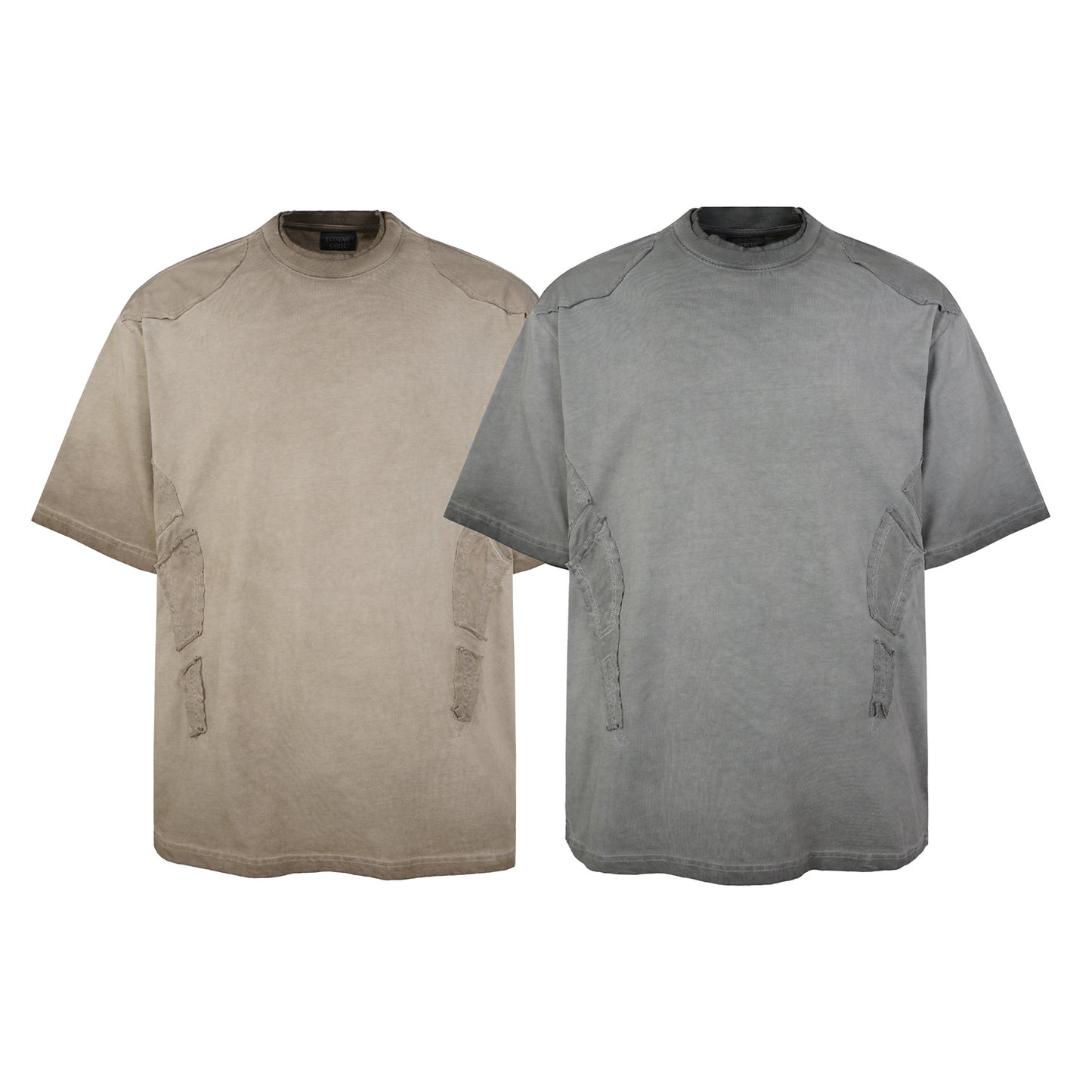 Damage Deconstructed Patchwork Short Sleeve T-Shirt WN26939