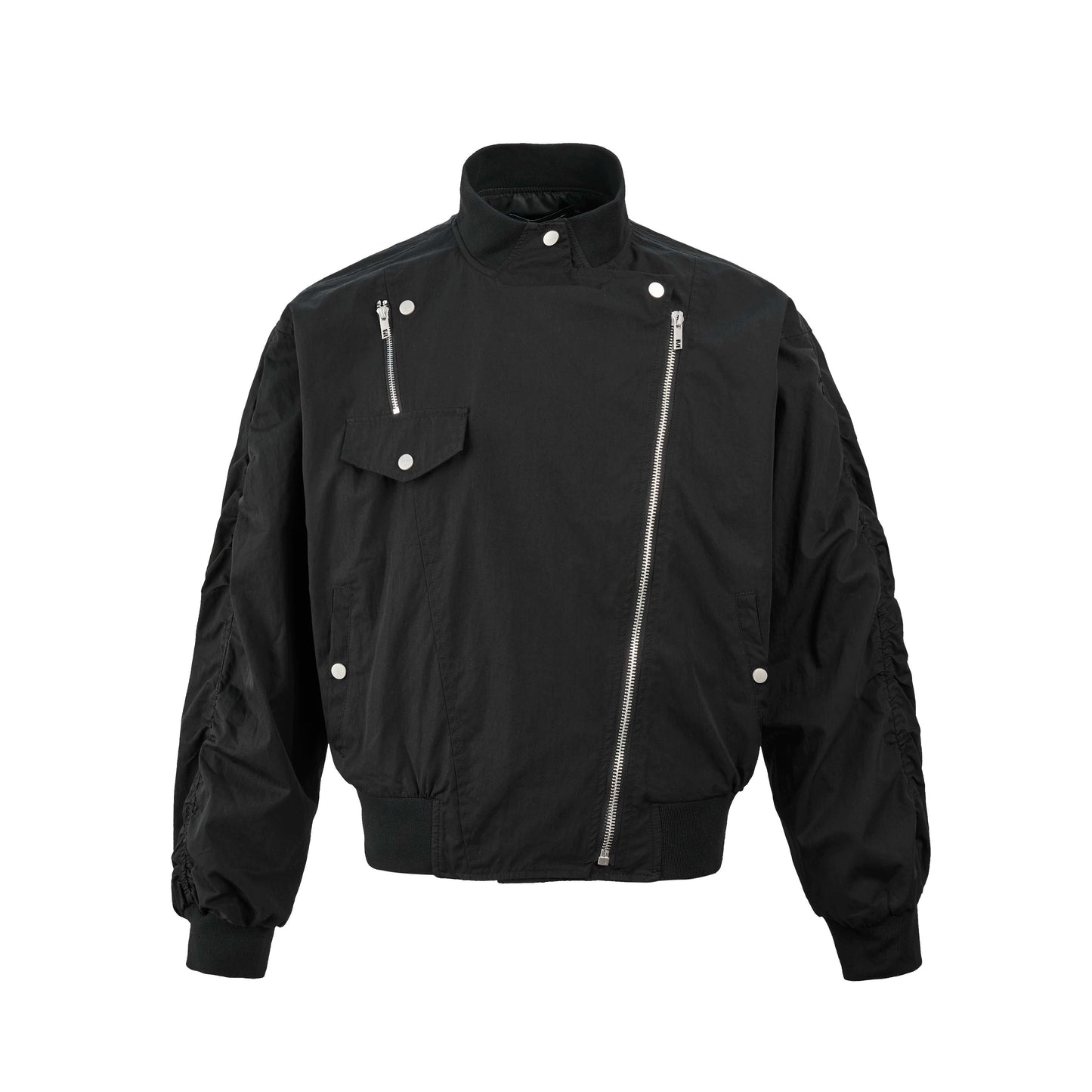 Double Zipper Flight Jacket WN8429