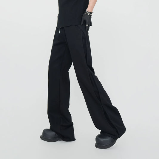Side Slit Wide-Leg Straight Pants WN17341
