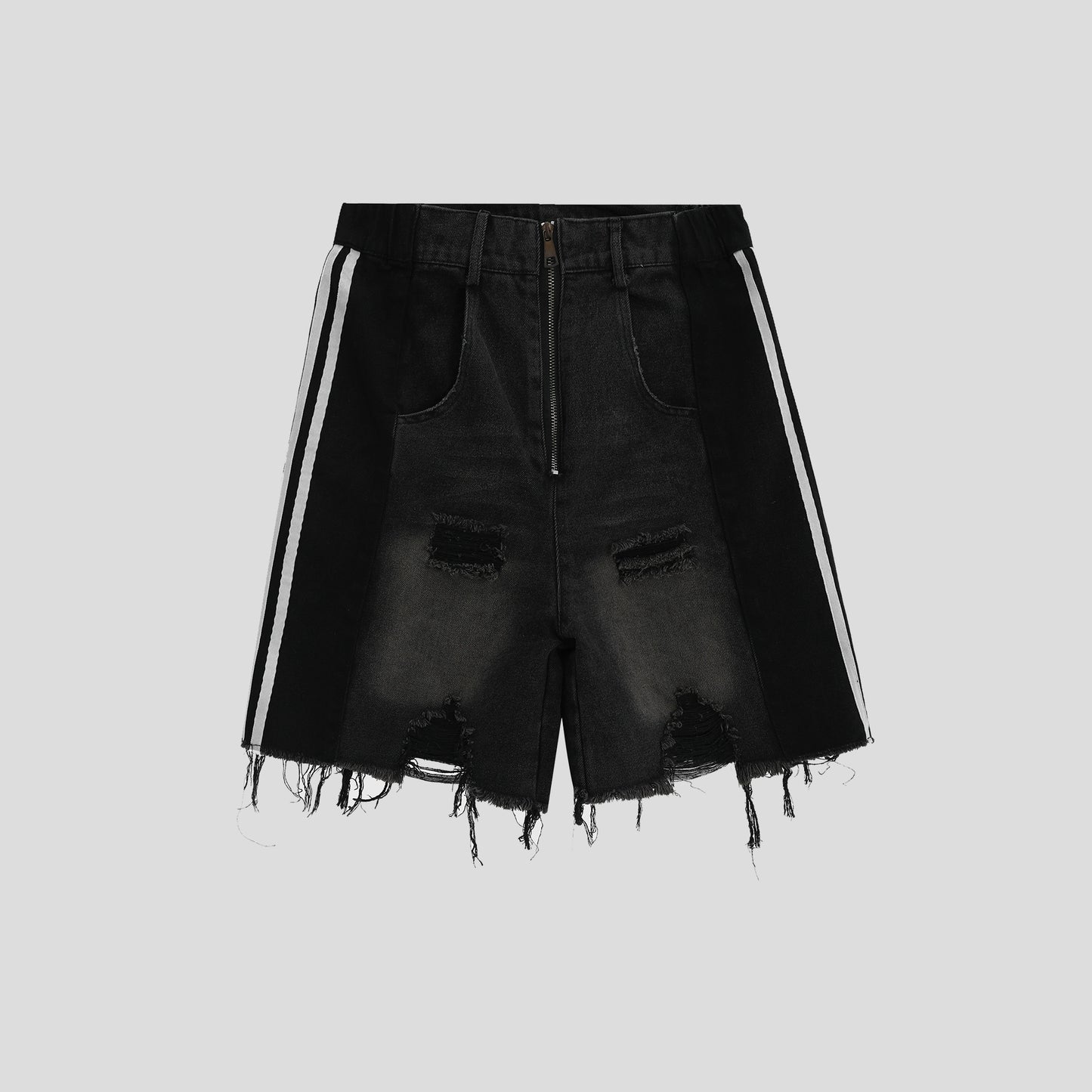 Raw-edge Denim Short Pants  WN7174