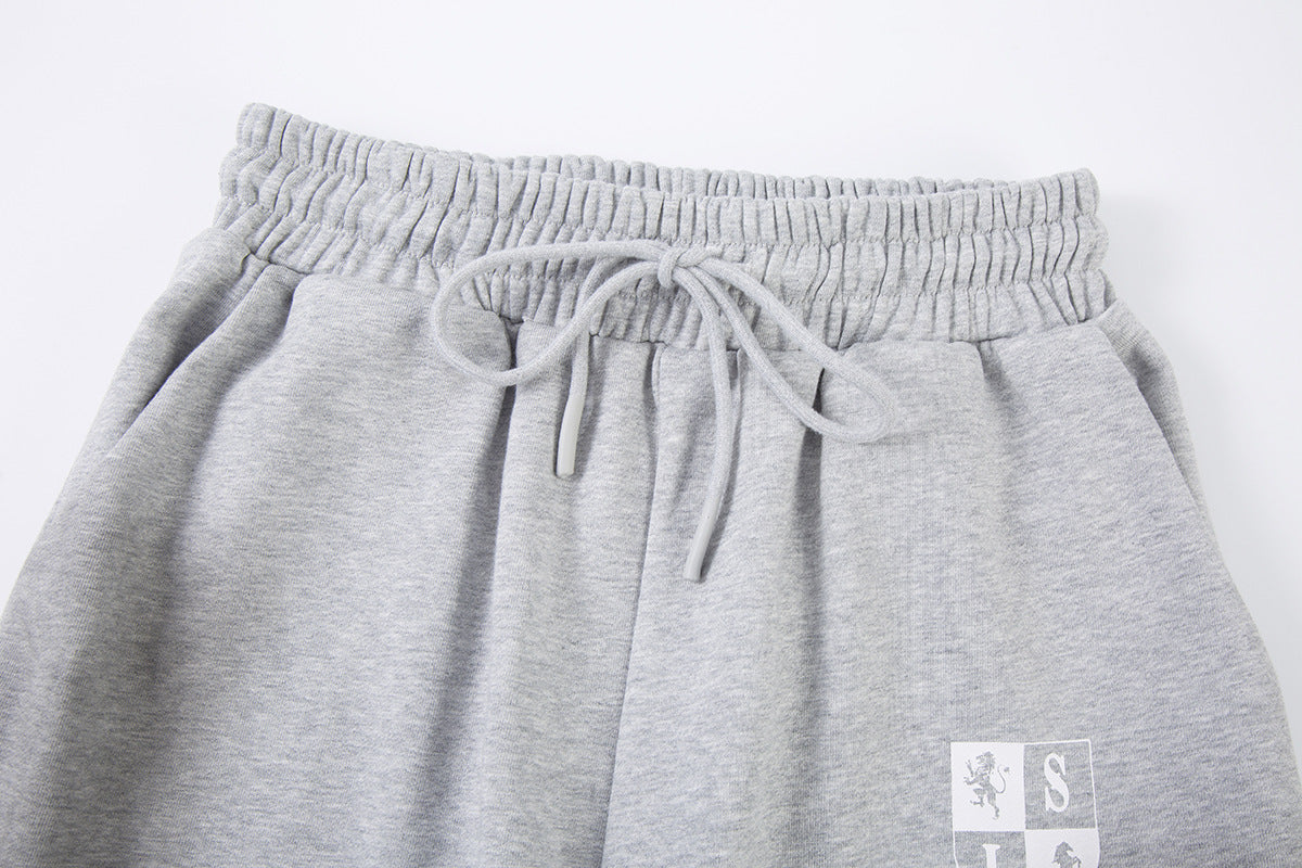 Spray Paint Gradient Embroidery Wide Leg Sweatpants WN28007