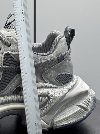 Mesh Panel Chunky Sole Sneakers WN24609