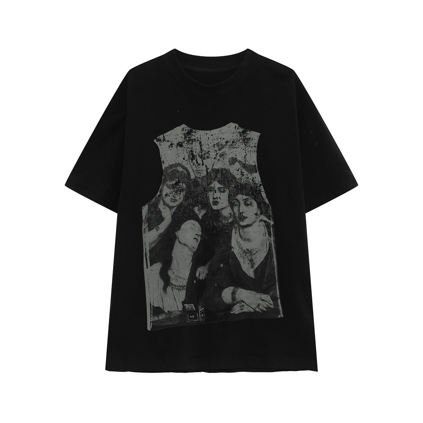 Portrait Print Short Sleeve T-Shirt WN24881