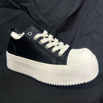 Chunky Shell Toe Platform Lace-Up Sneakers WN24543