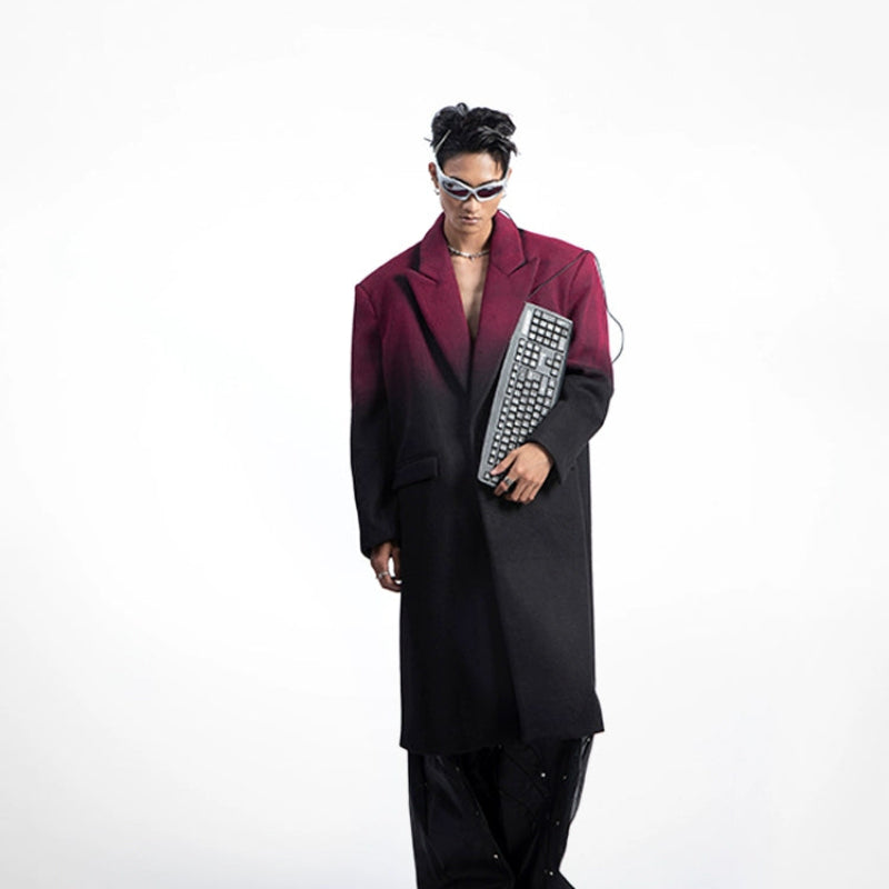 Paint Shoulder-Pad Coat WN20628