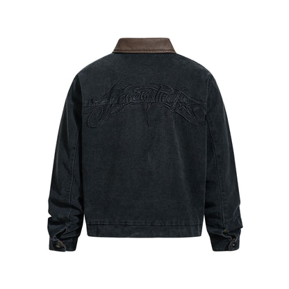 Canvas Embroidery Jacket WN25960