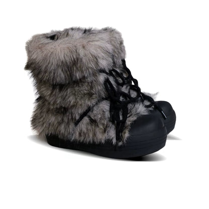 Fur Lined Chunky Sole Snow Boots WN20798