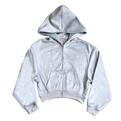 Wizard Hat Velvet Zipper Hoodie WN20916