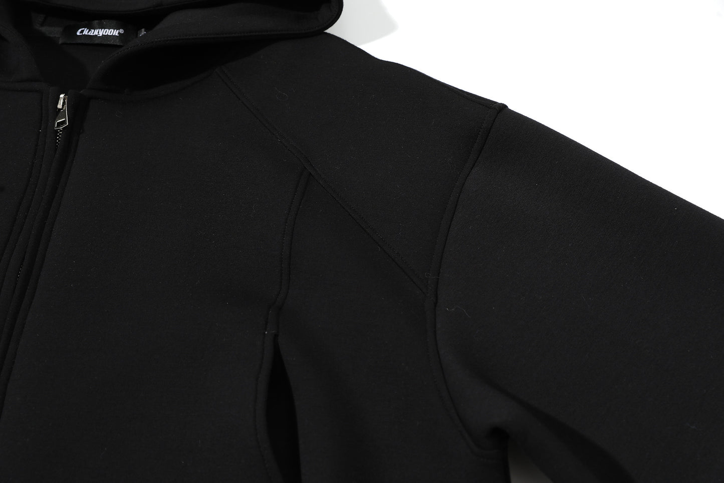 Oversize Simple Zipper Hoodie WN13126