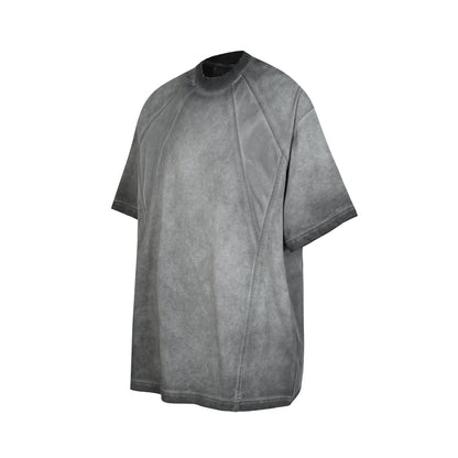 Washed Mesh Panel Short Sleeve T-Shirt WN25504