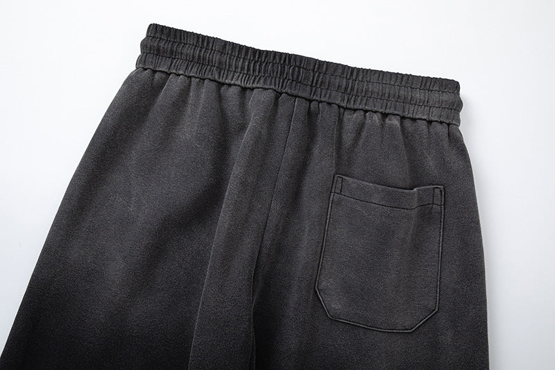 Gradient Drawstring Wide Leg Sweatpants WN25483
