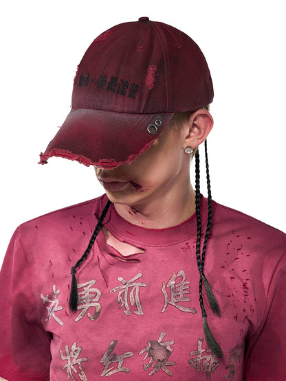 Damage Spray Wash Embroidery Cap WN18779