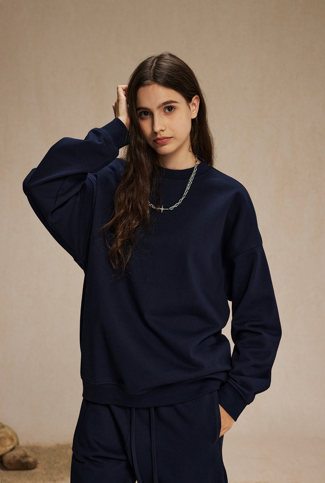 Oversize Crewneck Sweatshirt WN9972