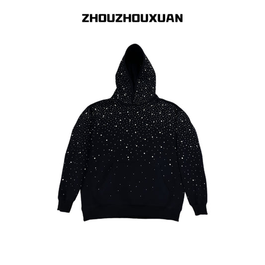 Rhinestone Star Hoodie WN20716