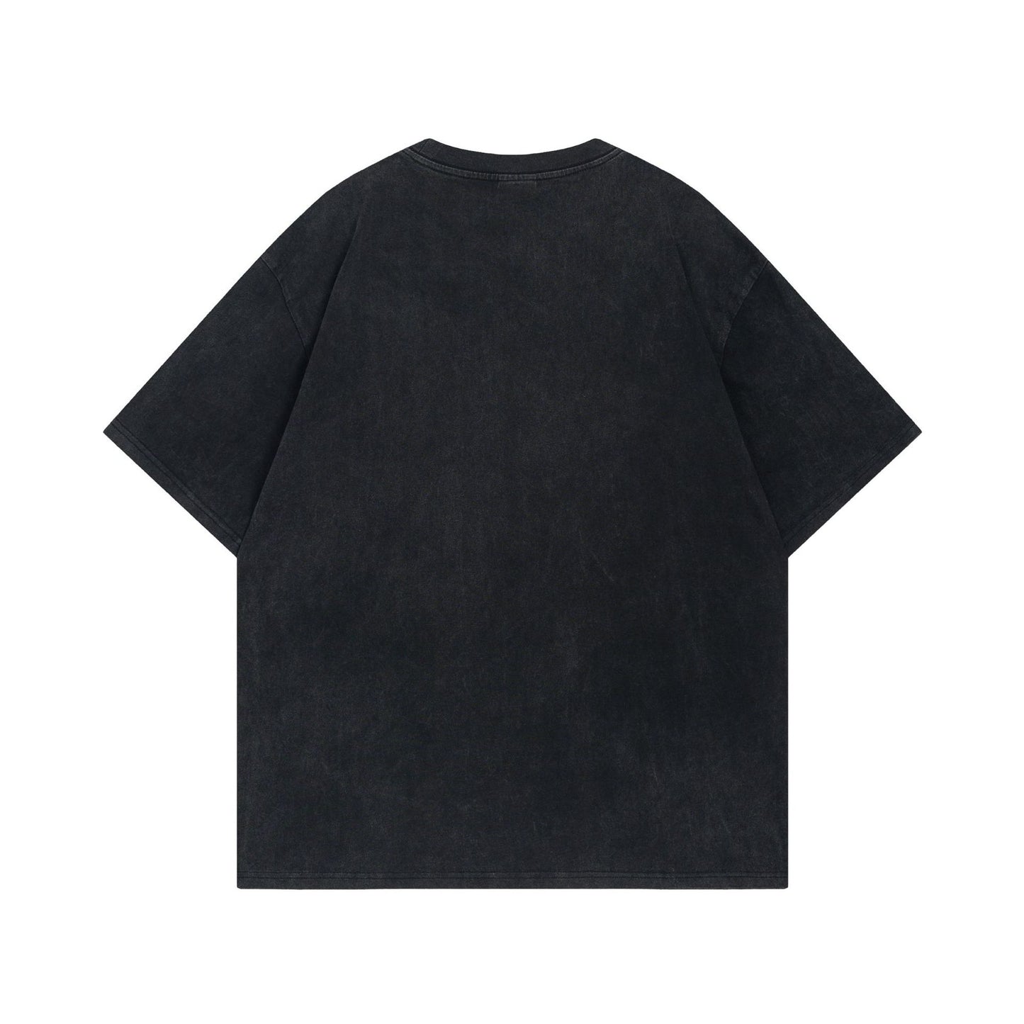 Washed Letter Short Sleeve T-Shirt WN14084