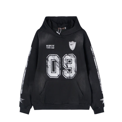 Oversize Sporty Pullover Hoodie WN8735