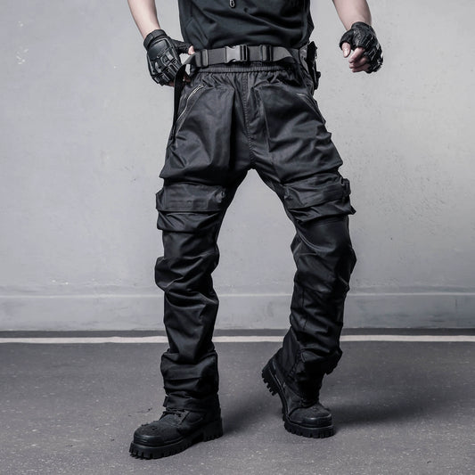 Multi Pocket Straight Cargo Pants WN22357