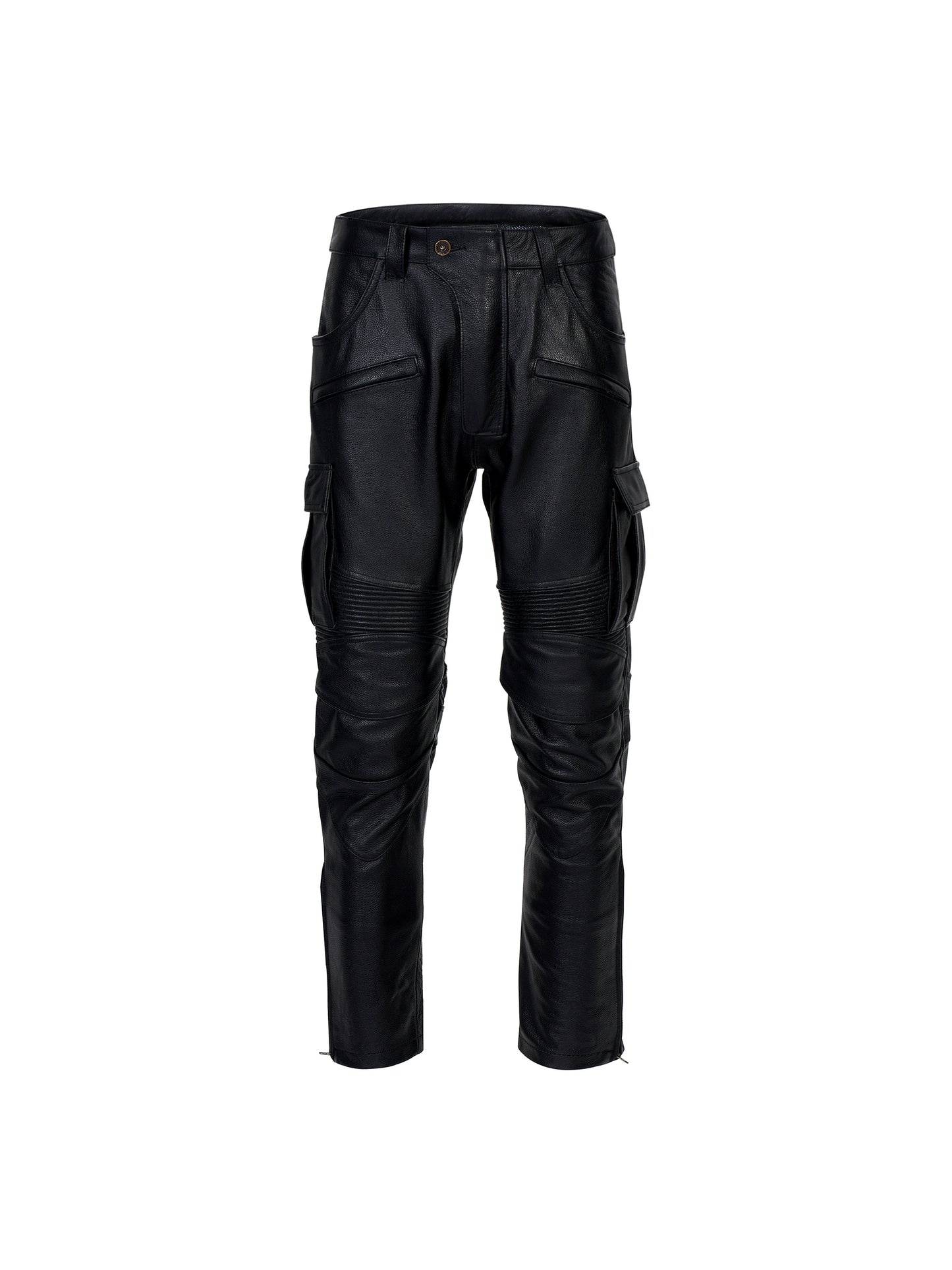 Deconstruction PU Leather Pants WN22633