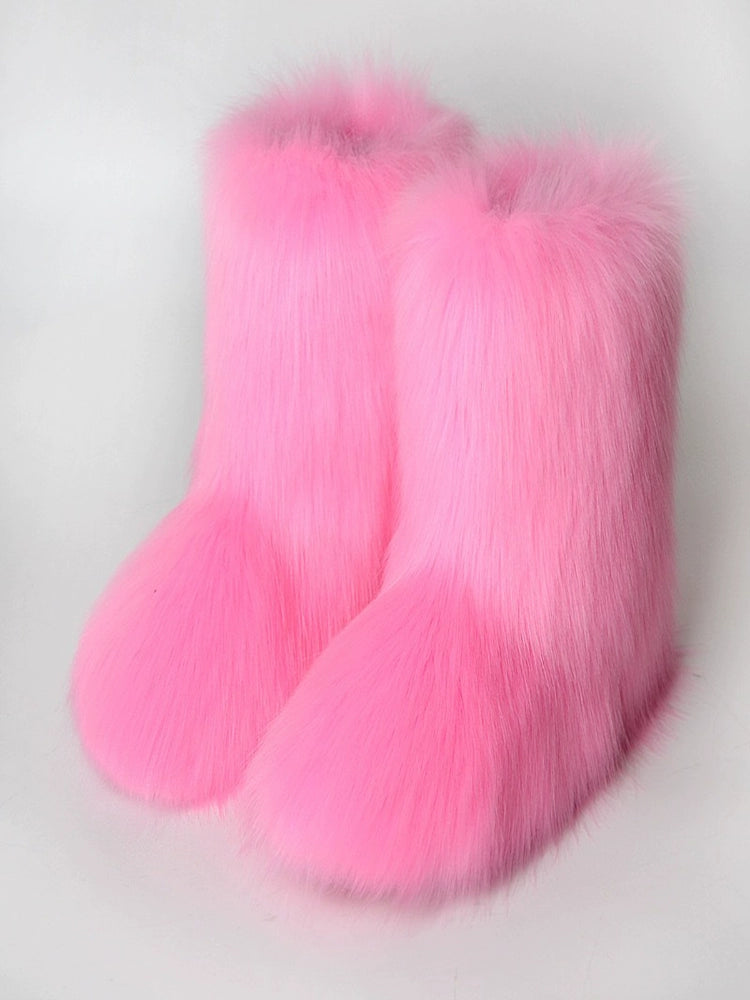 Furry Fleece Boots WN21149-K