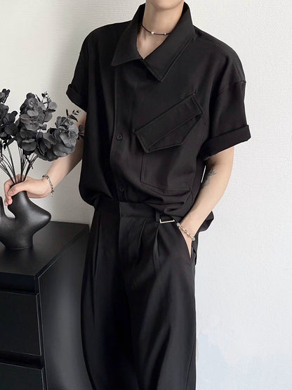 Deconstructed Short Sleeve Shirt WN19378