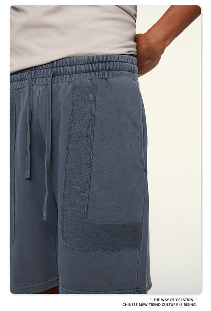 Washed Heavyweight Short Sleeve T-Shirt & Short Sweatpants Setup WN6167