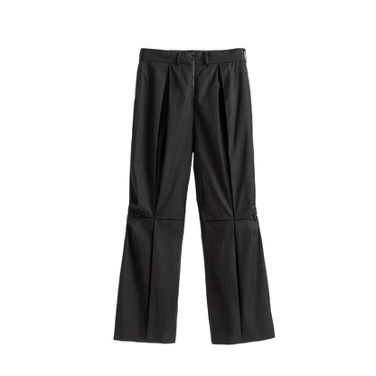 Pleats Deconstruction Flare Trousers WN21309