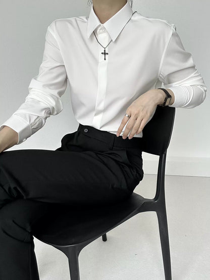 Drape Long Sleeve Shirt WN19622