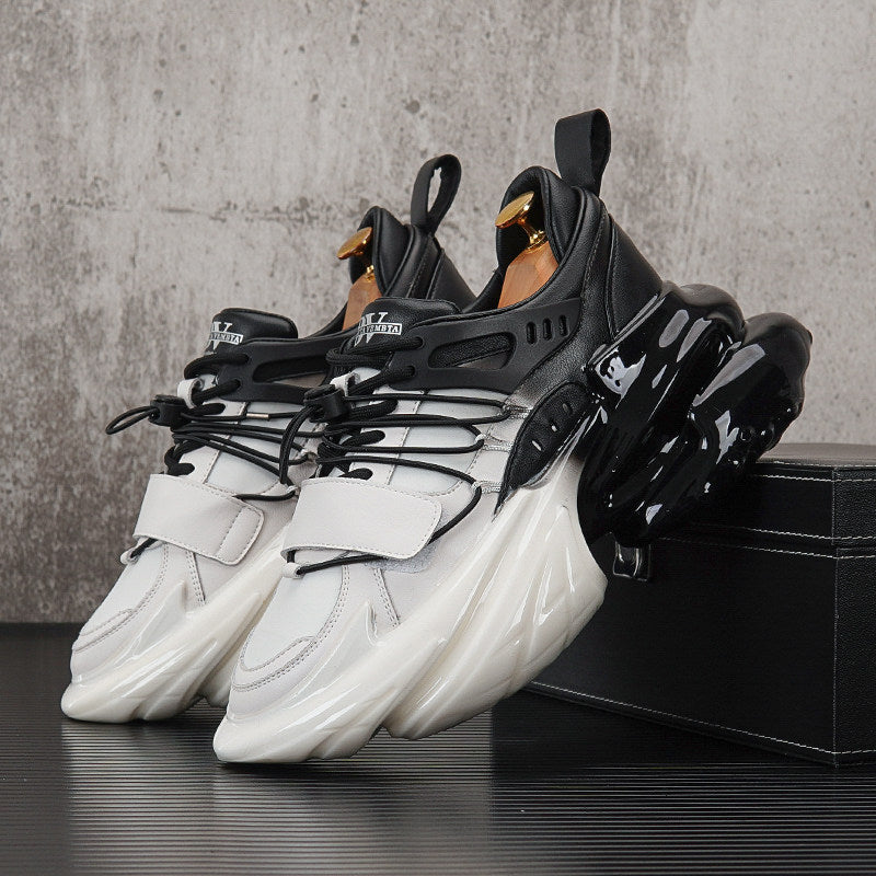 Strap Panel Air Sole Chunky Sole Sneakers WN24651