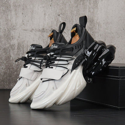Strap Panel Air Sole Chunky Sole Sneakers WN24651