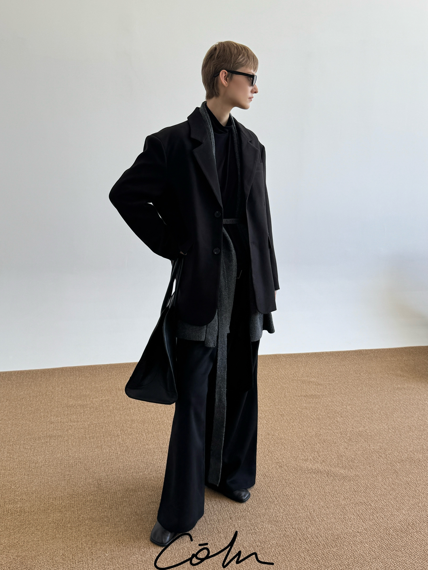 Shoulder-Pad Tailored Jacket WN21625