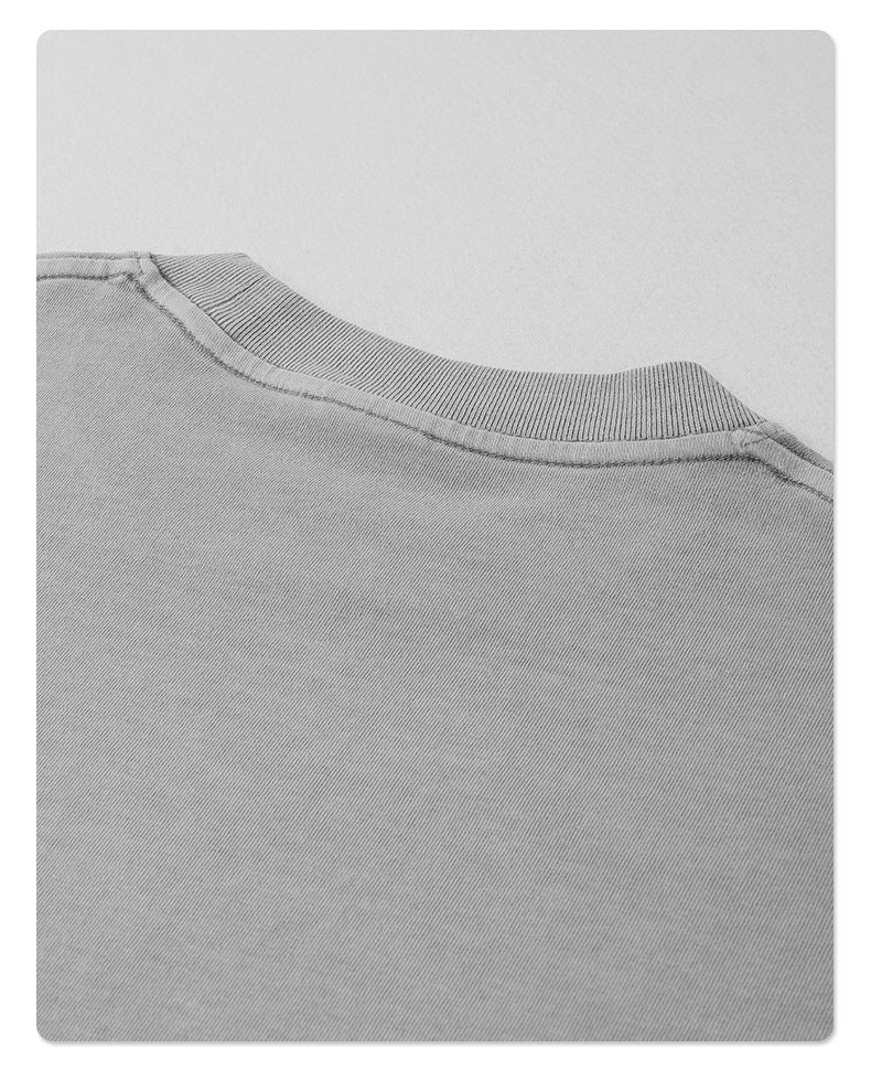 Oversize Washed Short-sleeve T-shirt WN6626