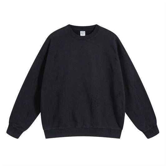 Washed Round Neck Sweatshirt WN7796