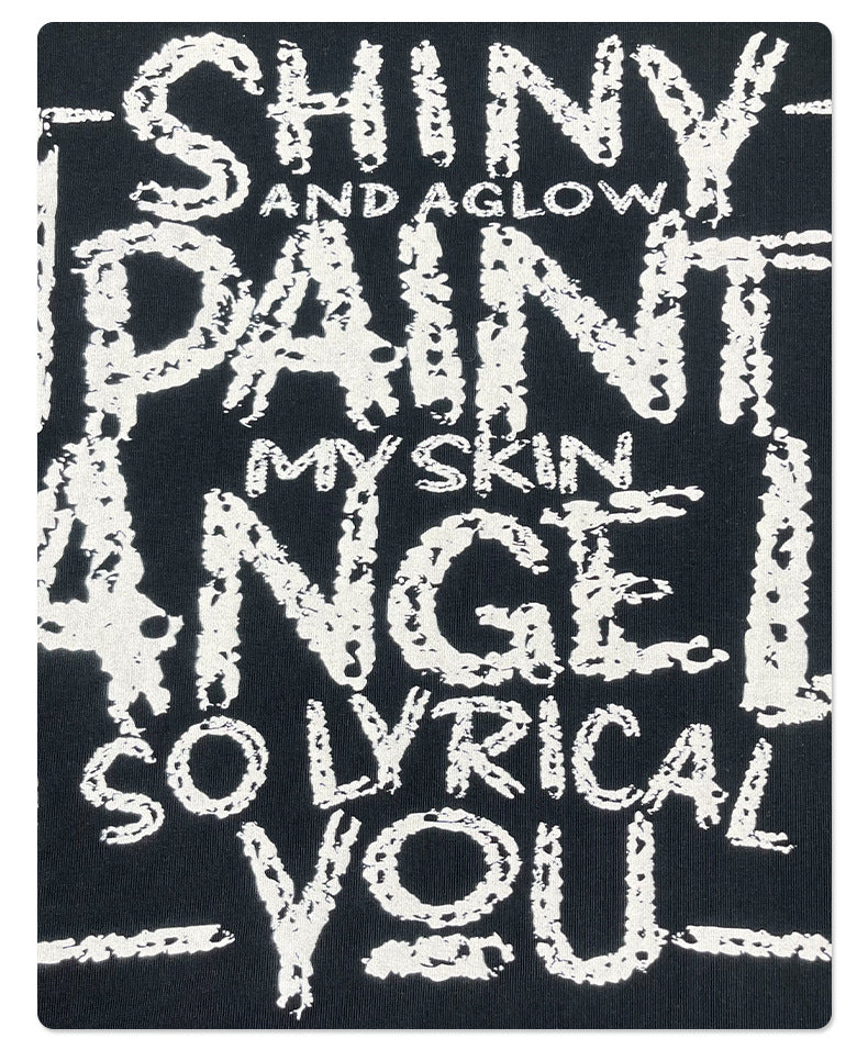 Fake Layered Print Oversize Round Neck Long Sleeve T-Shirt WN10000